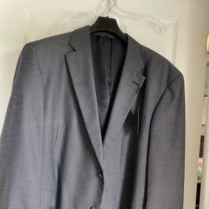 Mens Casual Male Blue/Grey Size 3X Sport Coat